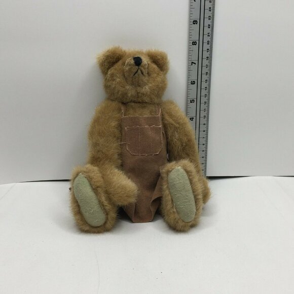 Mary Meyer Artisan 11" Plush Teddy Bear Apron Green Mountain Bears - Picture 8 of 8